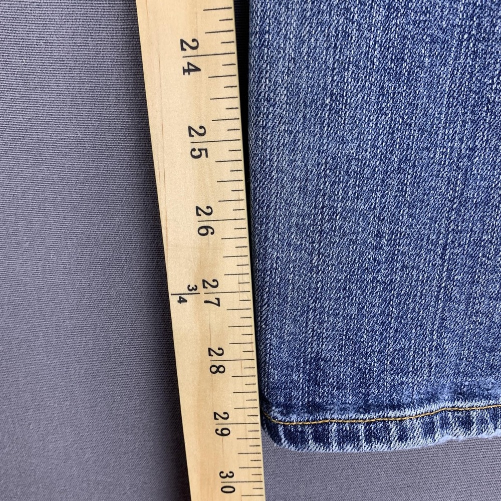 Lucky Brand Dungarees Jeans Mens 38x29 Blue Straight Leg Button Fly USA Made - Picture 14 of 16
